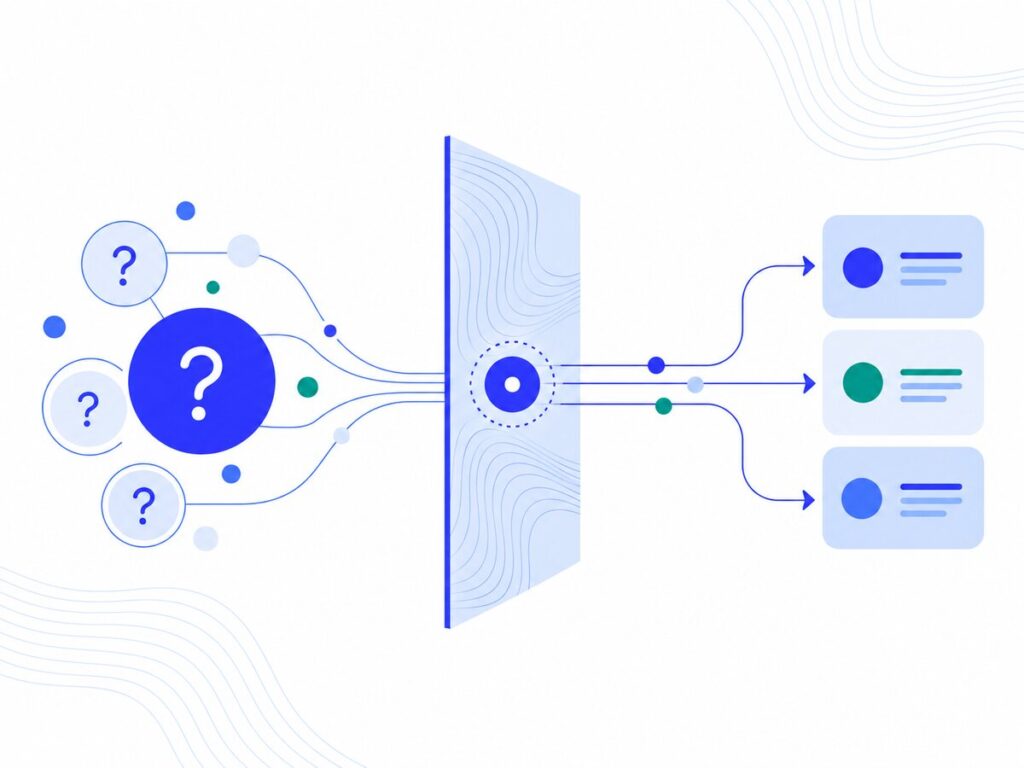 AI questions passing through governed access to produce actionable agency insights